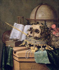 Vanitas (una naturaleza muerta alegórica)